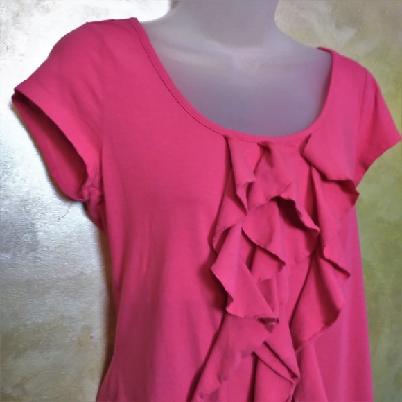 Ruffled Top by Grace Elements Like New S M - Picture 2 of 4